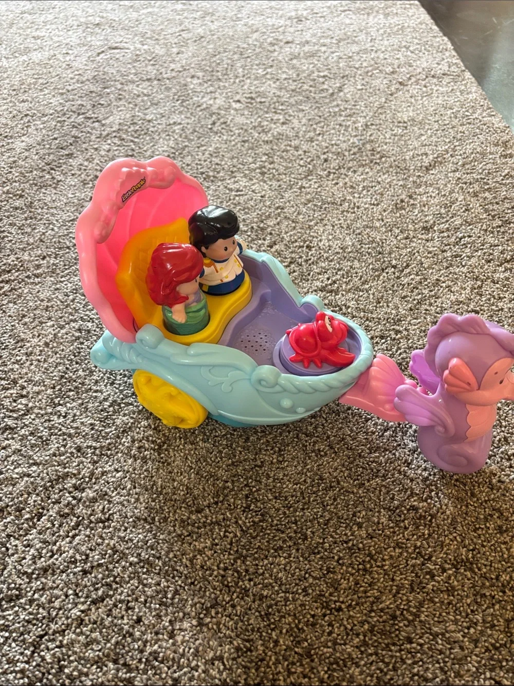 Disney Princess Carriage Playset in Pink, Aqua & Yellow